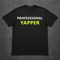 professional-yapper-tee - black